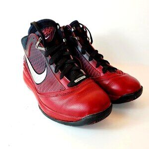 NIKE Air Max Retro Lebrons 7 Christmas Size 6.5 Youth Red Fully Authenticated